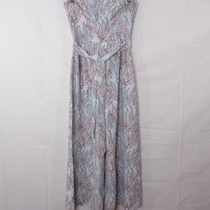 H&M Strapless Wide Leg Capri Romper, Sz 4